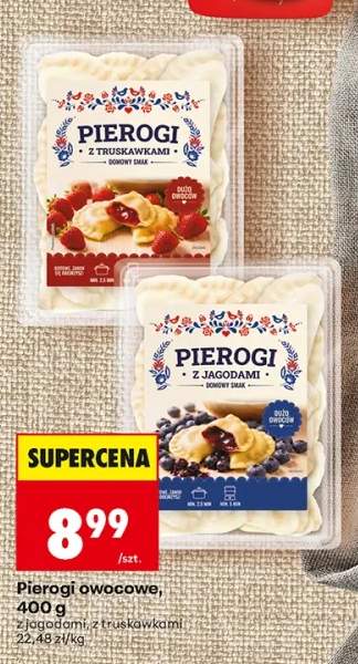 Pierogi z truskawkami Domowy Smak +1 wariant