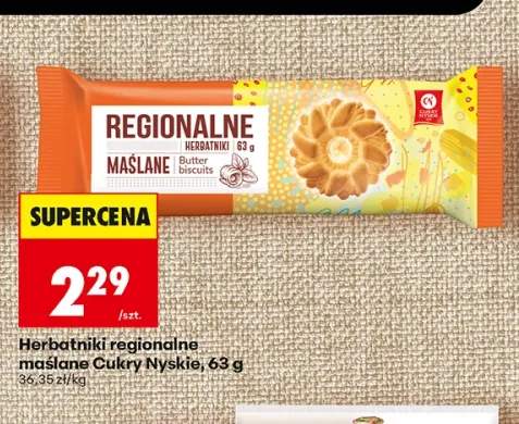 Herbatniki regionalne maślane Cukry Nyskie