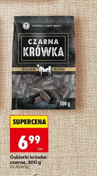 Cukierki krówka czarna Jutrzenka Dobre Miasto