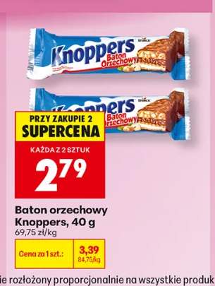Baton orzechowy Knoppers