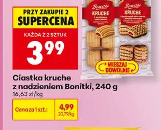 Ciastka kruche z nadzieniem Bonitki