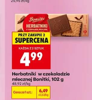 Herbatniki w czekoladzie mlecznej Bonitki