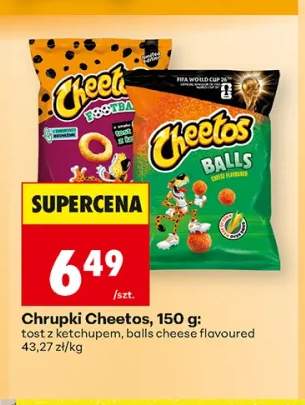 Chrupki Cheetos Tost z ketchupem +1 wariant
