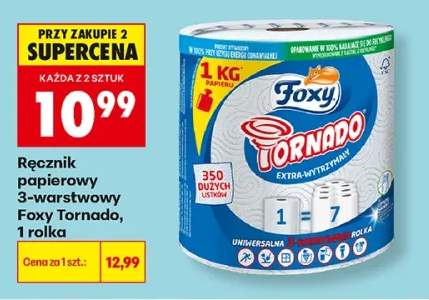 Ręcznik papierowy 3-warstwowy Foxy Tornado