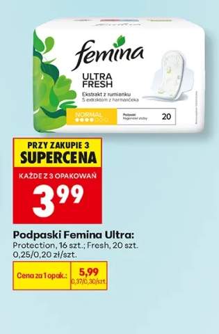 Podpaski Femina Ultra Protection +1 wariant