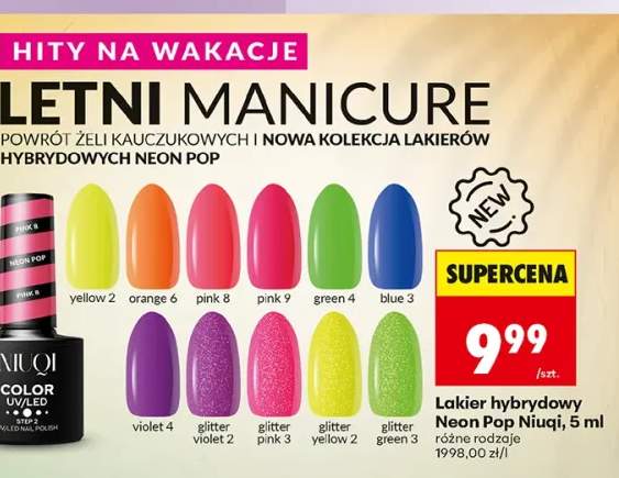 Lakier hybrydowy Neon Pop Niuqi