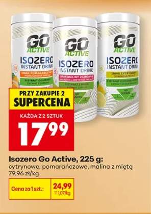 Isozero Go Active cytrynowe +2 warianty
