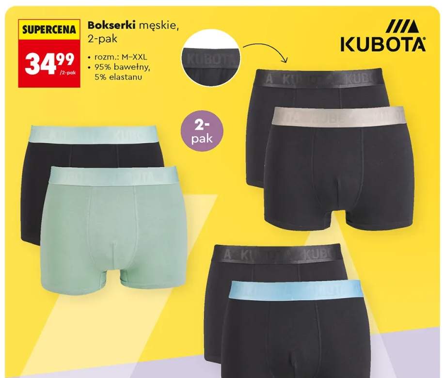Bokserki męskie Kubota 2-pak