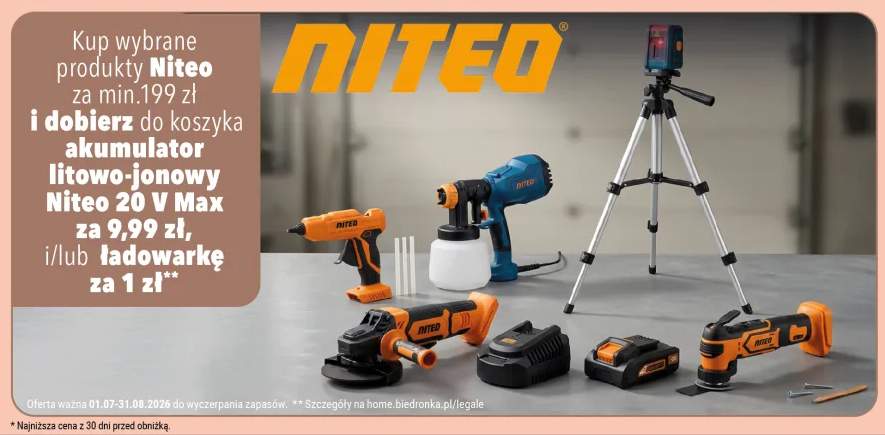 Akumulator litowo-jonowy Niteo 20V Max +1 wariant