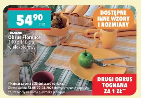Obrus Tognana Florence 140x140 cm