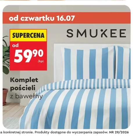Komplet pościeli z bawełny Smukee