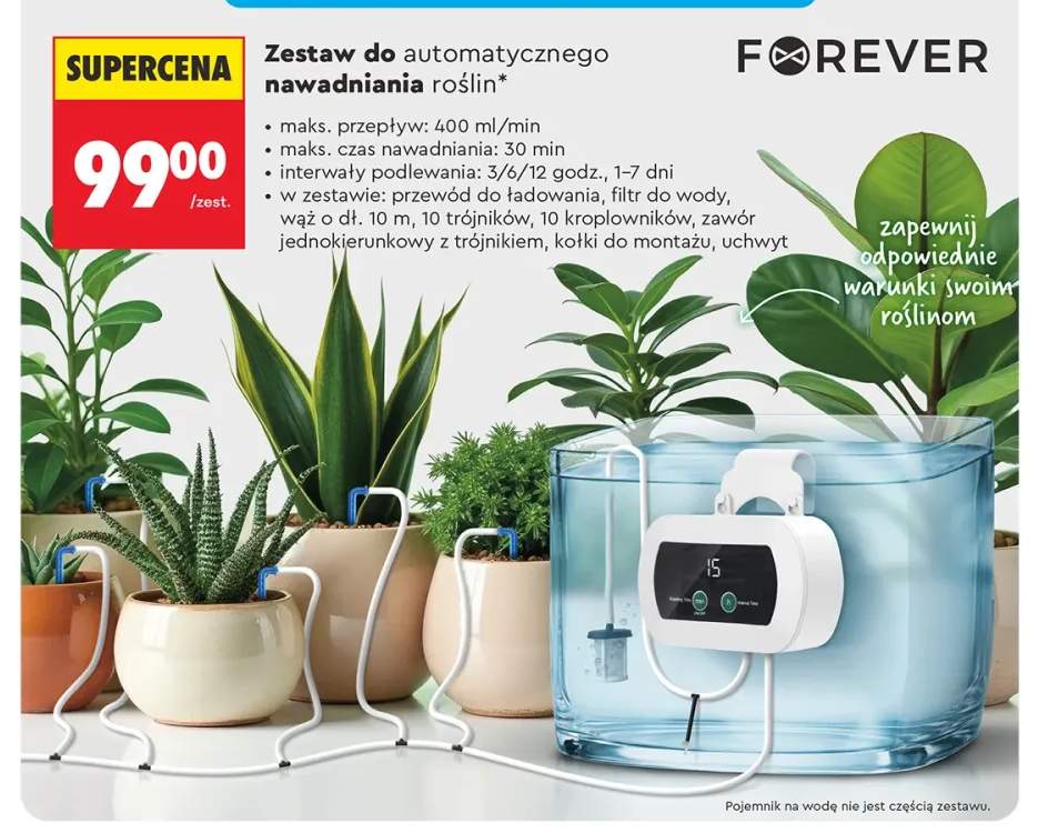 Zestaw do automatycznego nawadniania roślin Forever