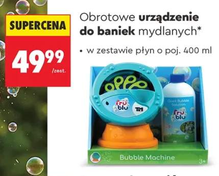 Obrotowe urządzenie do baniek mydlanych Fru Blu