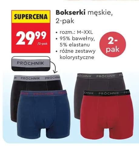 Bokserki męskie Próchnik 2-pak