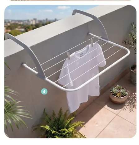 Suszarka na grzejnik lub balkon ze spinaczami Smukee