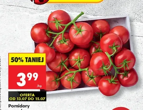 Pomidory na gałązce na wagę