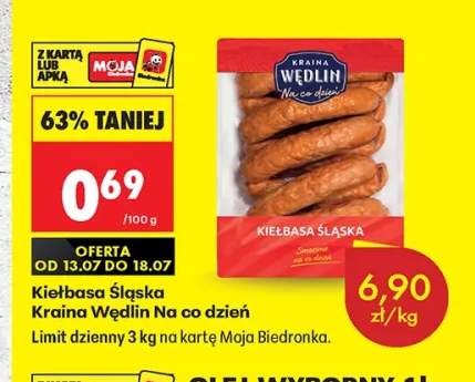 Kiełbasa Śląska Kraina Wędlin Na co dzień