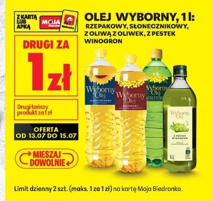 Olej rzepakowy Wyborny +3 warianty