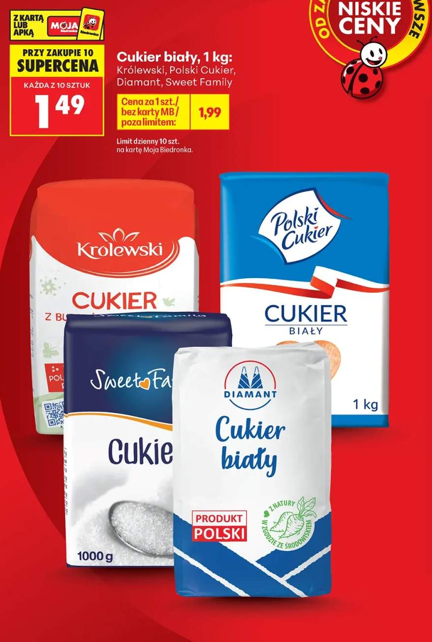 Cukier biały Królewski +3 warianty