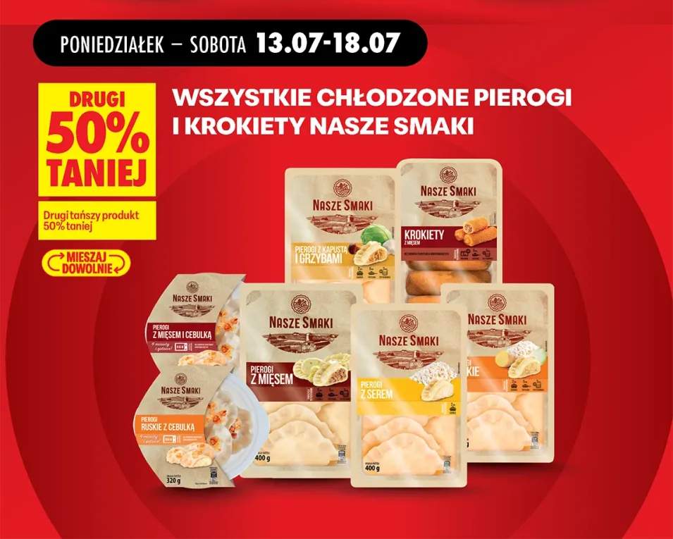 Pierogi z kapustą i grzybami Nasze Smaki +6 wariantów