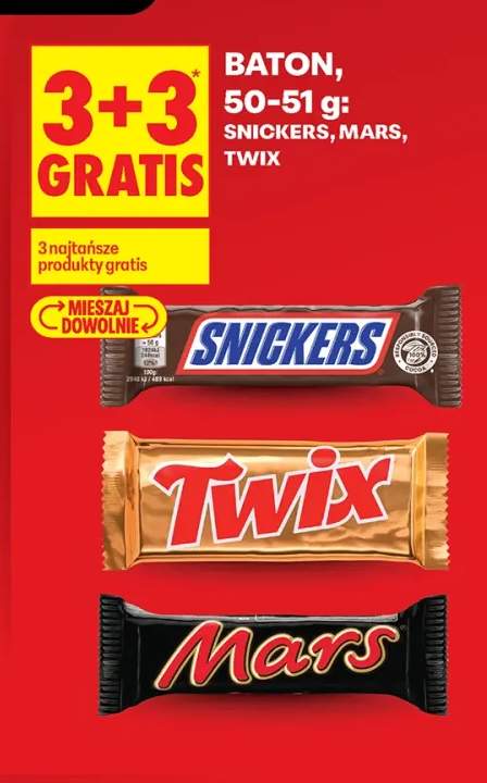 Baton Snickers +2 warianty