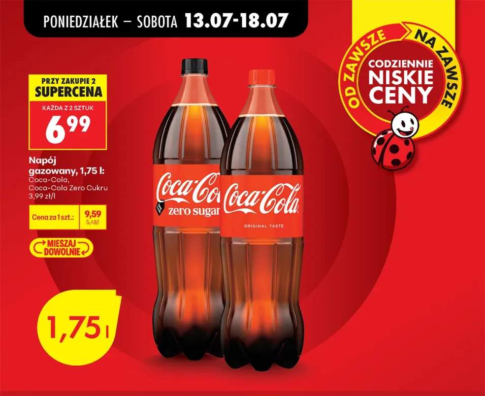 Napój gazowany Coca-Cola +1 wariant