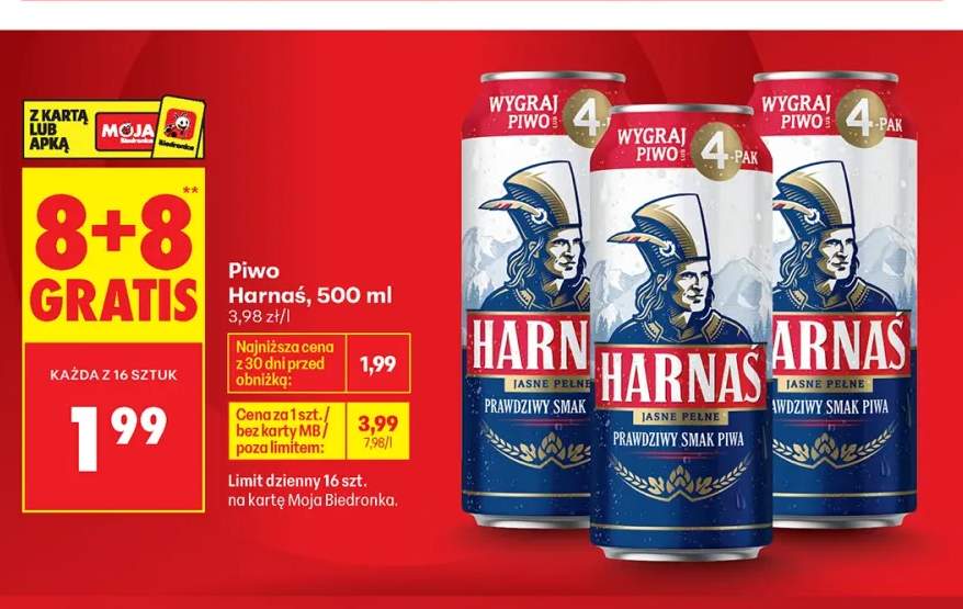 Piwo Harnaś Jasne Pełne