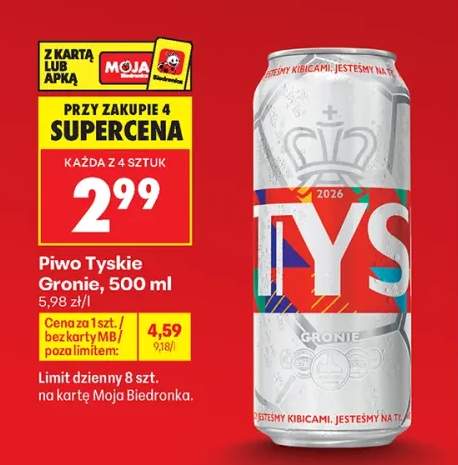 Piwo Tyskie Gronie