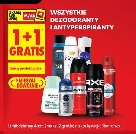 Dezodoranty i antyperspiranty +8 wariantów