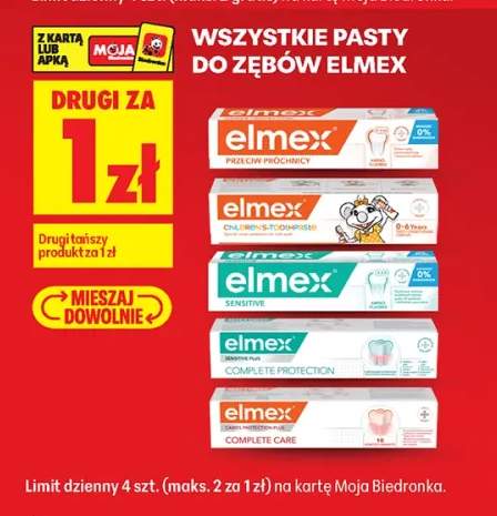 Pasty do zębów Elmex +5 wariantów