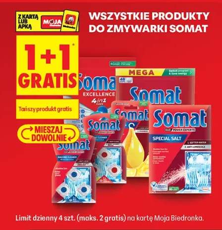 Kapsułki do zmywarki Somat Excellence 4in1 +4 warianty