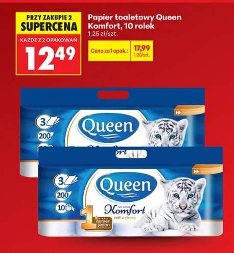 Papier toaletowy Queen Komfort