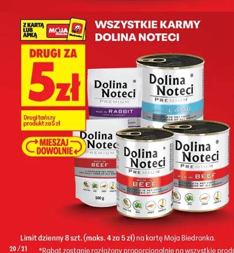 Mokra karma dla psów Dolina Noteci Premium z królikiem +3 warianty