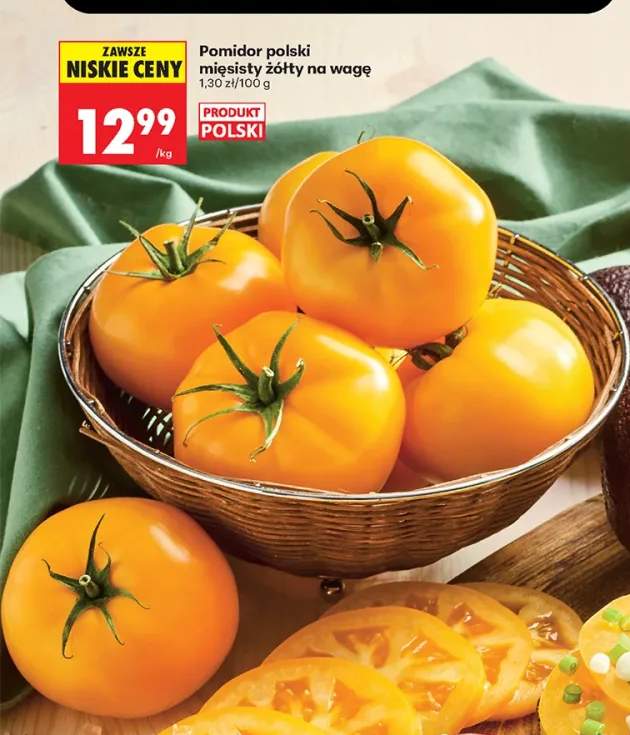 Pomidor mięsisty żółty polski