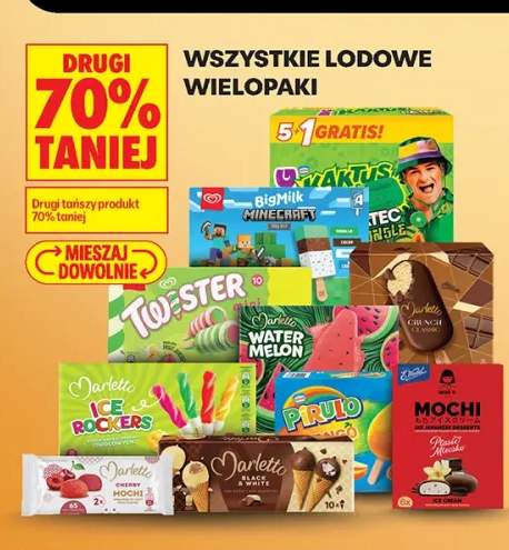 Lody Nestlé Kaktus 6-pak +10 wariantów