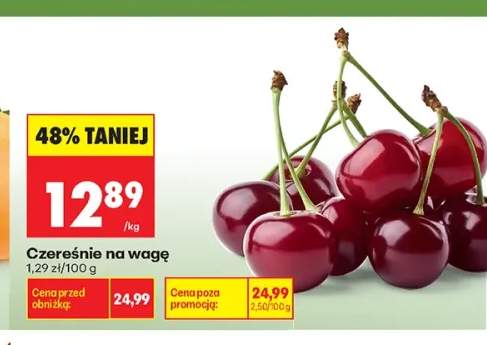 Czereśnie na wagę