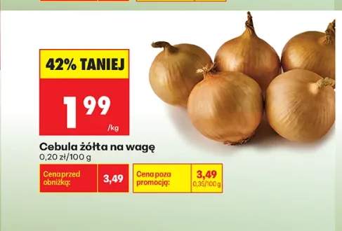 Cebula żółta na wagę