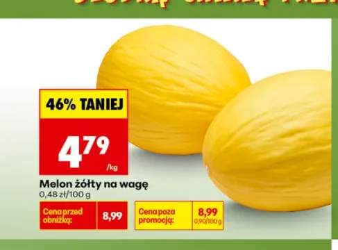 Melon żółty na wagę
