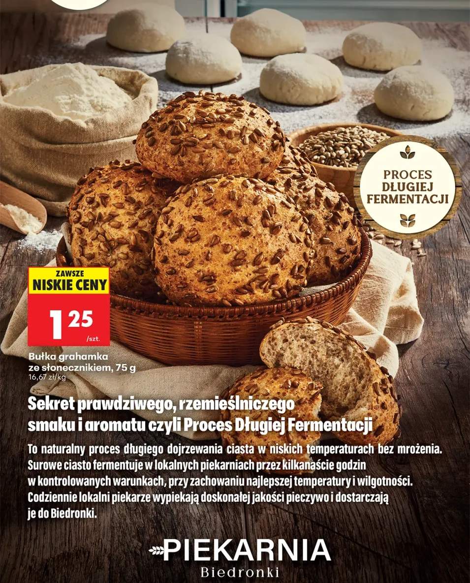 Bułka grahamka ze słonecznikiem