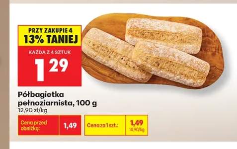 Półbagietka pełnoziarnista