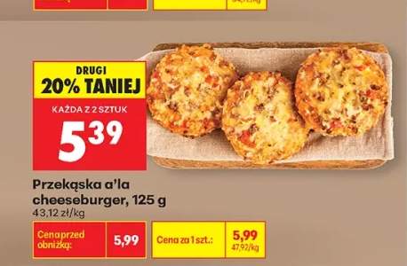 Przekąska a'la cheeseburger