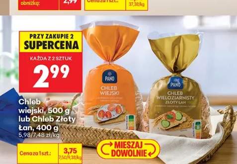 Chleb wiejski Pano +1 wariant