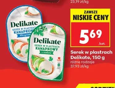 Serek w plastrach Delikate klasyczny +1 wariant