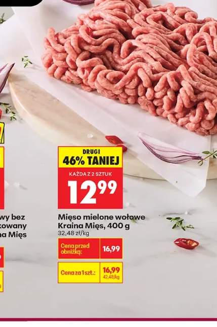 Mięso mielone wołowe Kraina Mięs