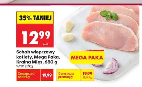 Schab wieprzowy kotlety Mega Paka Kraina Mięs