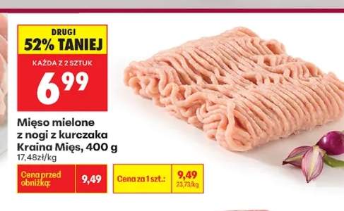 Mięso mielone z nogi z kurczaka Kraina Mięs
