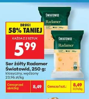 Ser żółty Radamer klasyczny Światowid +1 wariant