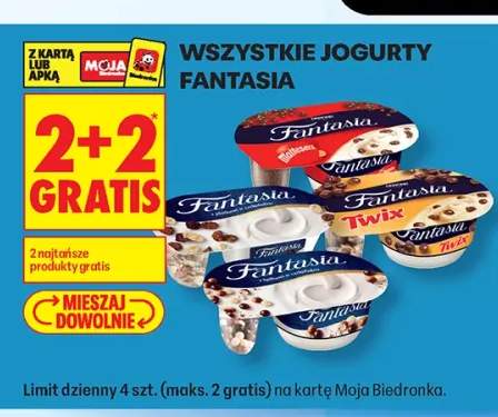 Jogurty Fantasia +4 warianty