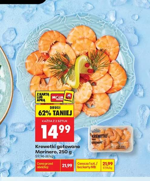 Krewetki gotowane Marinero