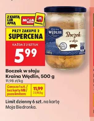 Boczek w słoiku Kraina Wędlin